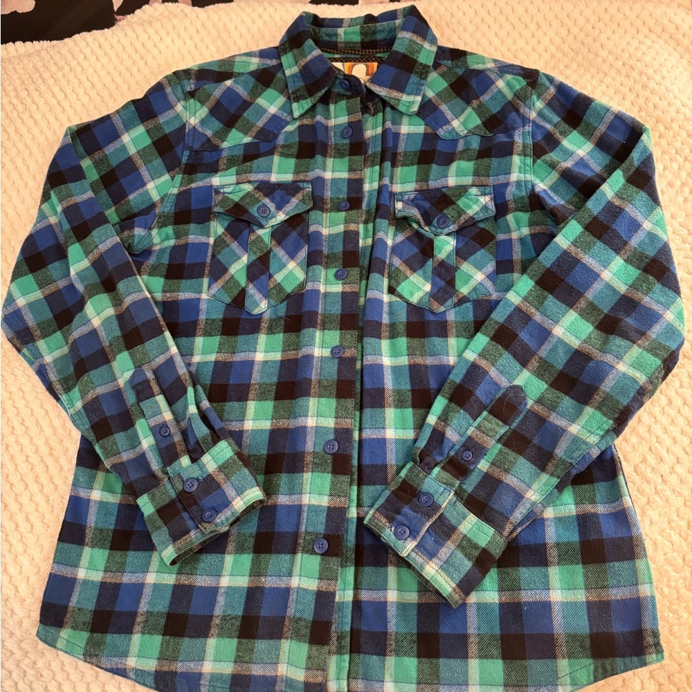Vintage 80s 90s OP Flannel Shirt Women’s Size Small